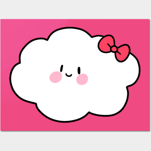 Cute Girly Cloud Posters and Art